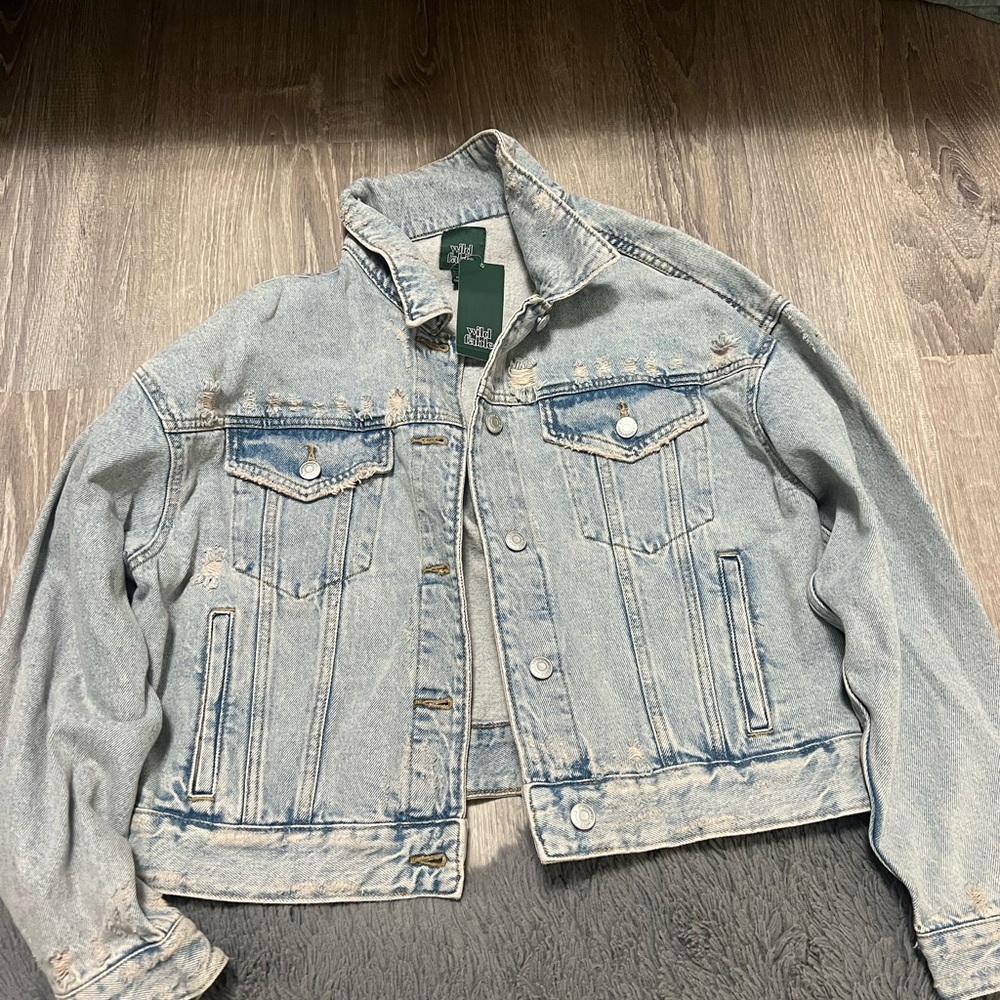 Wild Fable Faded Blue Denim Jacket